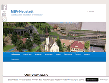 Tablet Screenshot of mbv-neustadt.de
